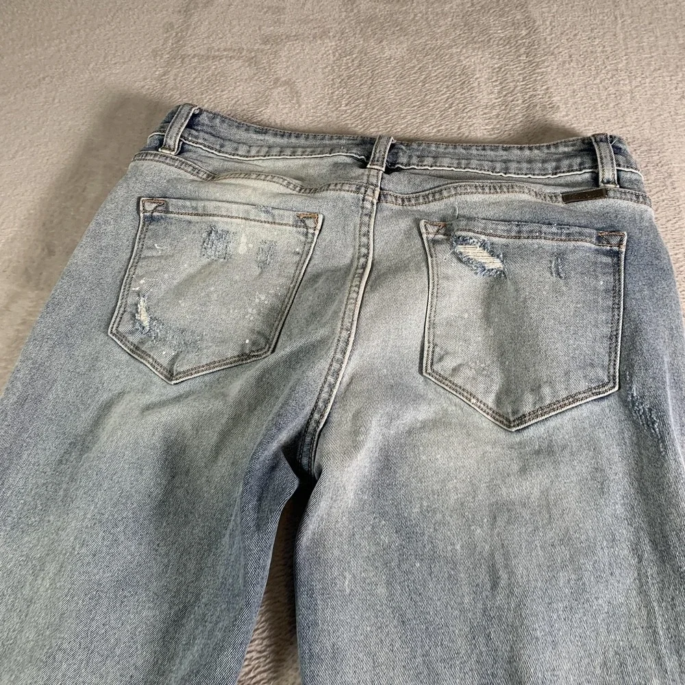 KanCan Jeans Juniors 9/28‎ Light Wash Distressed Mid Rise Skinny Stretch KC8368L
